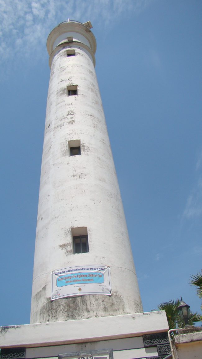 The Batticaloa lighthouse. Image credit: Andre Howson