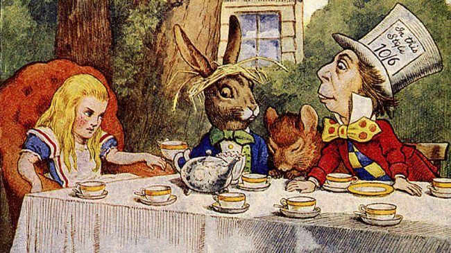 Literature’s most famous – and strangest – tea party. Image credit: Getty/John Tenniel