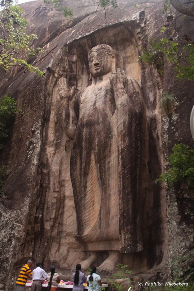 The mighty Sasseruwa Buddha Statue. Image credit: Radhika Wijesekera 