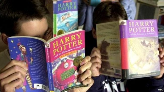 Harry Potter created a revolution in reading for children the world over. Image courtesy bbc.co.uk