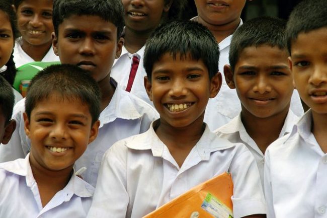 For many Sri Lankan students, language barriers can translate to mean barriers from many other fields of study. Image credit: catholicnewsagency.com/ Aid to the Church in Need