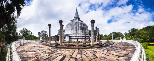Built by kings; the picturesque ruins of Anuradhapura’s Lankarama stupa. Image credit: Matthew Williams-Ellis