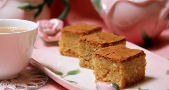 Love cake and tea, a great combination. Image courtesy: sacredtearsbook.com.au