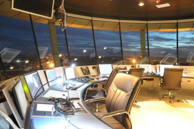 Looking at the interior of this present day air traffic control tower, it’s almost laughable to envisage a time when people once waved flags to govern the movement of air traffic. Image credit: Air Traffic Controllers association of Sri Lanka