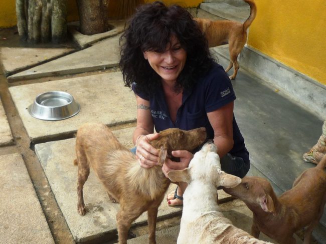 Marina Mobius has been actively involved in animal welfare in Sri Lanka since 2004. Credits: Dog Care Clinic