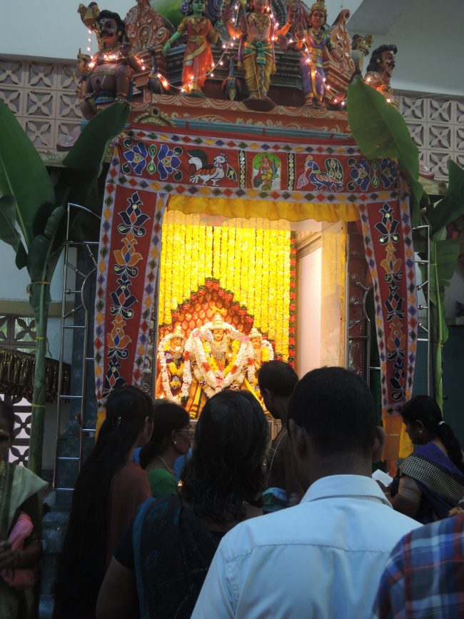 A Lord Murugan shrine at the Kathiresan Kovil in Bambalapitiya. 