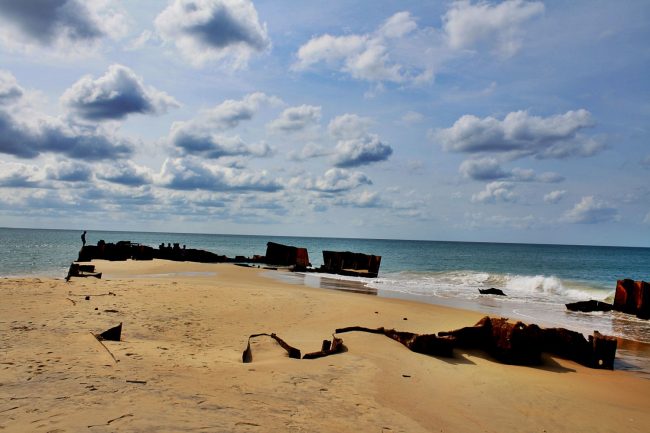  Site of Farah III at Velluvaikal beach, Mullaitivu. Image courtesy writer