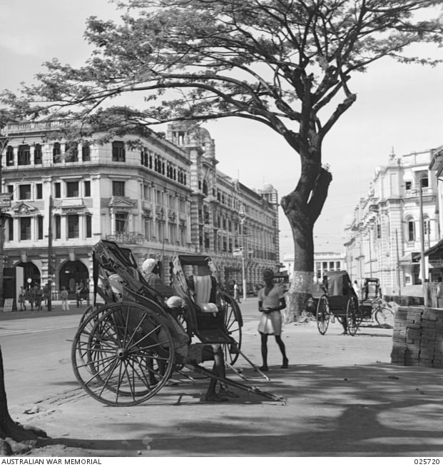 Street scene in Colombo, Ceylon in February 1942. Image courtesy: awm.gov.au