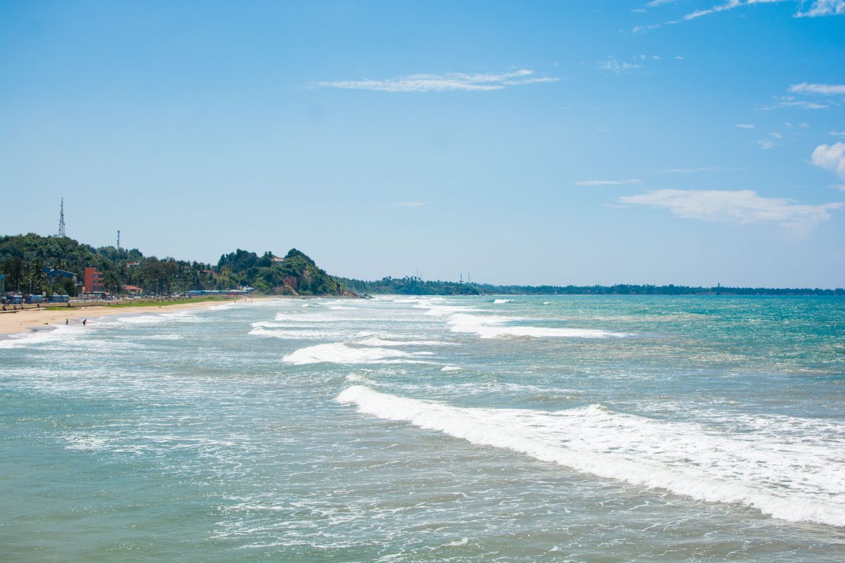 Matara Beach. The Safari Park is located in the Hambantota district. Matara, Tangalle and Ranna are a few places you would pass on your way.