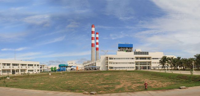 The Sampur coal power plant is currently under construction. Image courtesy Ministry of Power and Energy.