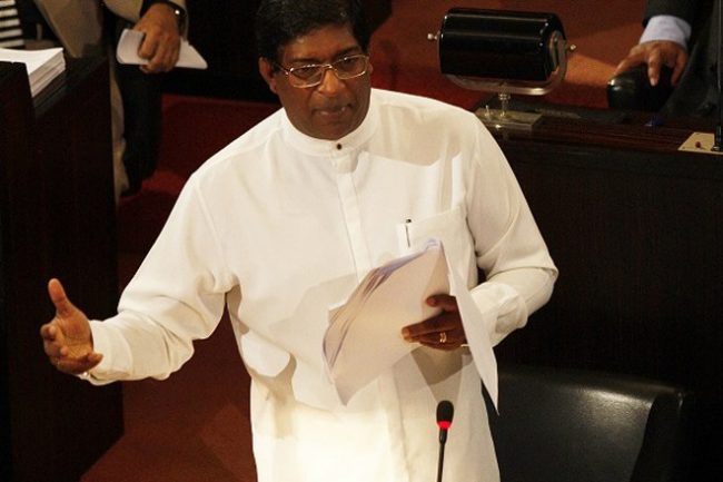 Finance Minister Ravi Karunanayake will deliver the 2017 Budget Speech in Parliament tomorrow (November 10). Image courtesy: lankabusinessonline.com