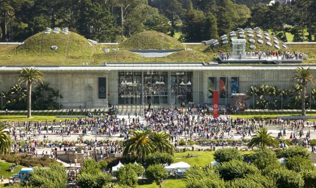 The California Academy of Sciences is recognised as the greenest museum in the world. Image credit: Tom Fox