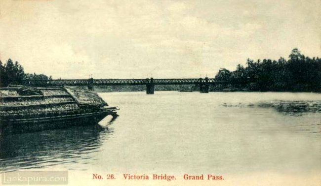 A photograph of Victoria Bridge over the Kelani river, 1906. The Kelani river has always been on of our most important rivers, so keeping it clean is should be a priority. Image courtesy lankapura.com