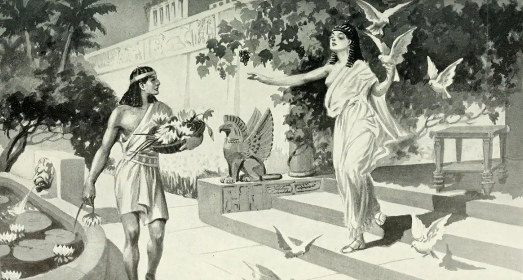 Illustration Depicting Ishtar Coming To Sargon In A Dream Via Edwin J. Prittie, Stay Curioussis