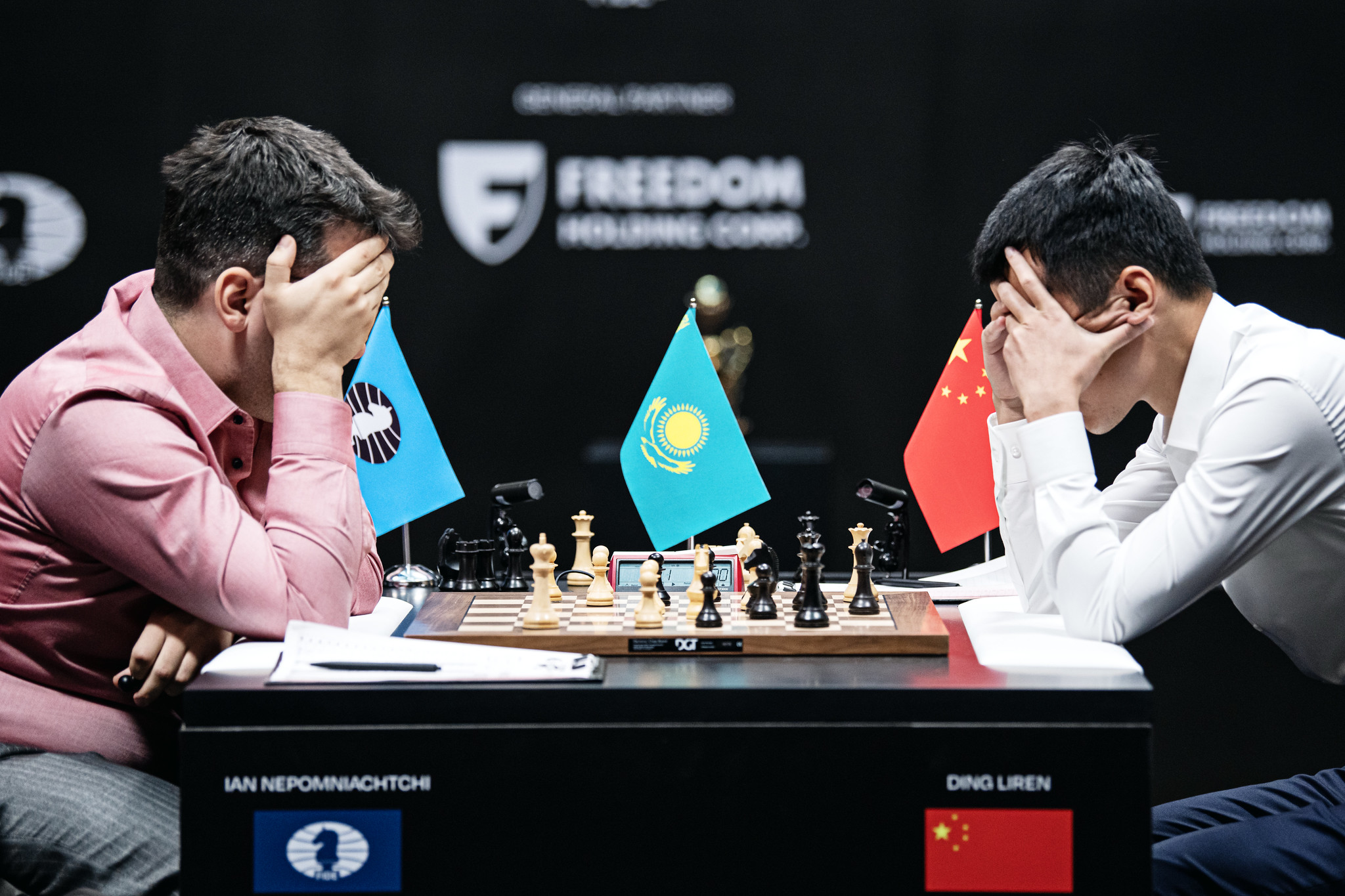 world chess championship 2023 ian nepo vs ding liren